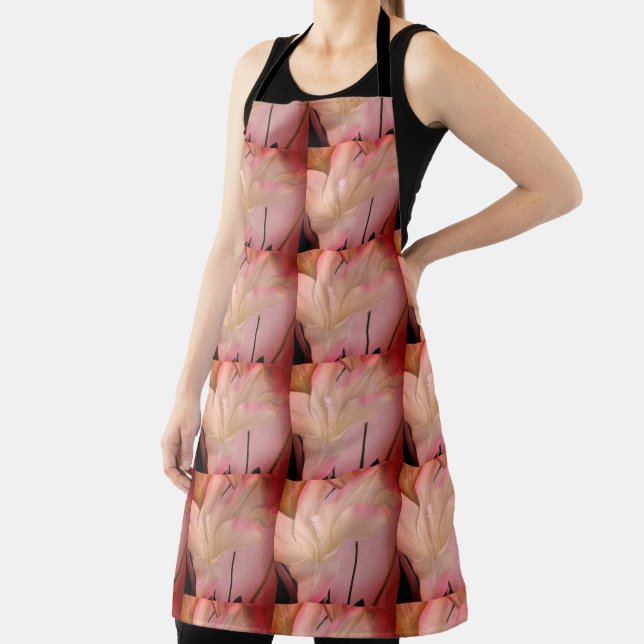 Embellished Flower Abstract   Apron (Insitu)