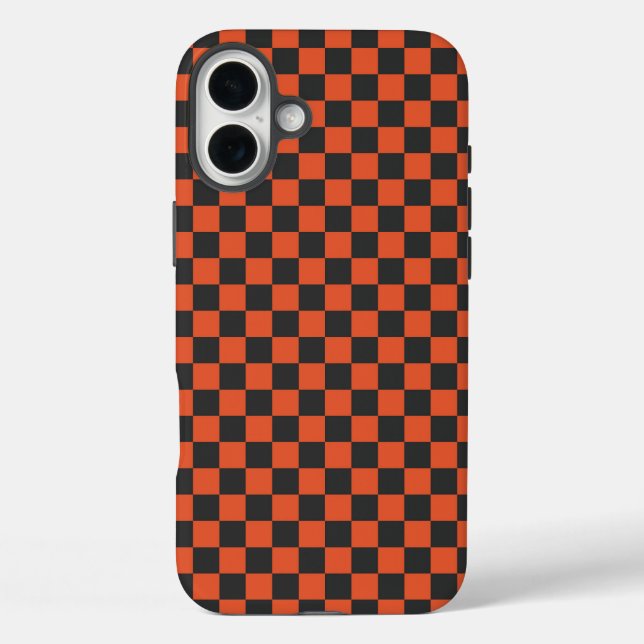 Ember and ash chequerboard pattern Case-Mate iPhone case (Back)