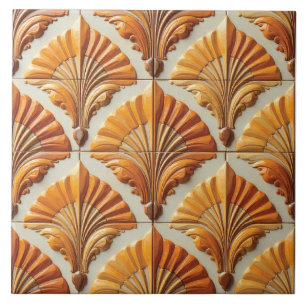 Ember Blooms Ceramic Tile