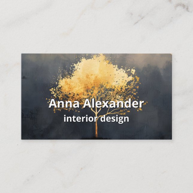 Ember Canopy | Minimal Design Business Card (Front)