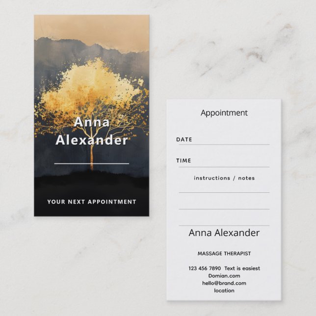 Ember Canopy | Minimal Design Business Card (Front/Back)