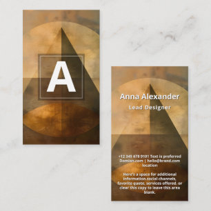 Ember Canopy Minimal Design Business Card