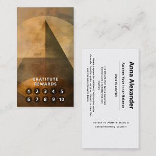 Ember Canopy Minimal Design Business Card