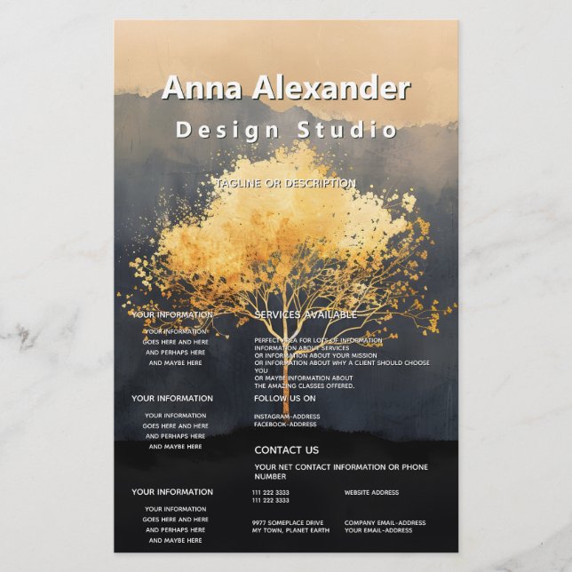 Ember Canopy | Minimal Design Flyer (Front)