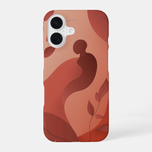 Ember Flow iPhone 16 Case (Back)