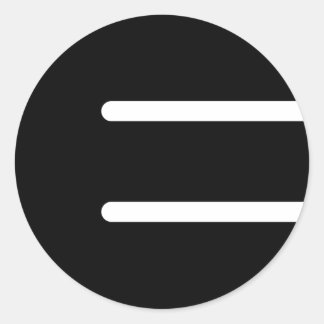 Ember Music "Black E" Sticker - 3"