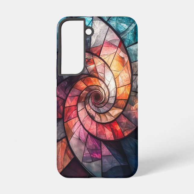Ember Spiral Samsung Galaxy S22 Case (Back)