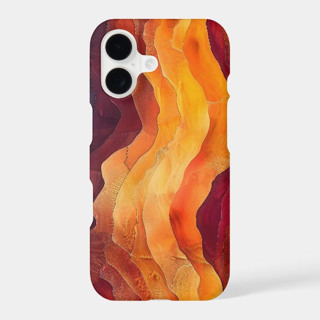 Ember Strata – Abstract Layers of Earth and Fire (Back)