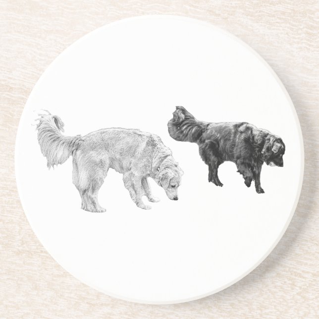 Ember Table, Scentwork Scene Coaster (Front)