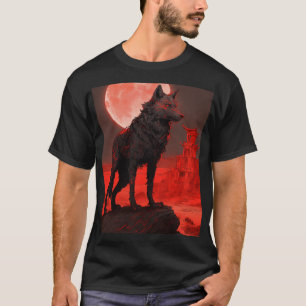 Ember Wolf: Guardian of the Black Desert T-Shirt
