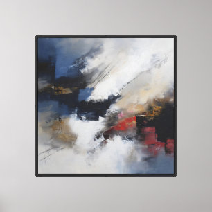 Embers Beneath the Drift Canvas Print