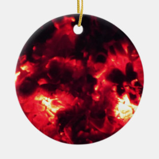 embers ceramic ornament