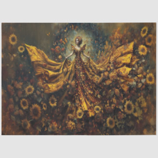 Embers of Autumn Goddess Tissue Paper