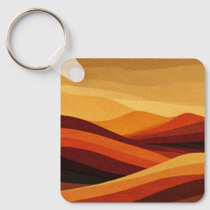 Embers of the Silent Dunes Key Ring
