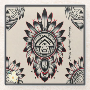 "Embers of Tradition" Glass Coaster