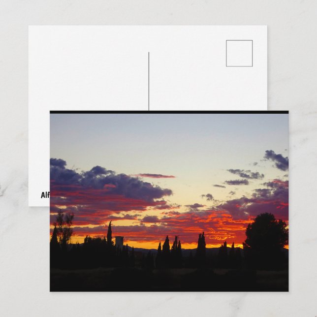 Embers of Twilight Landscape Postcard (Front/Back)