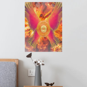 Embers of Vitality: Unleashing the Fire of Life Foil Prints