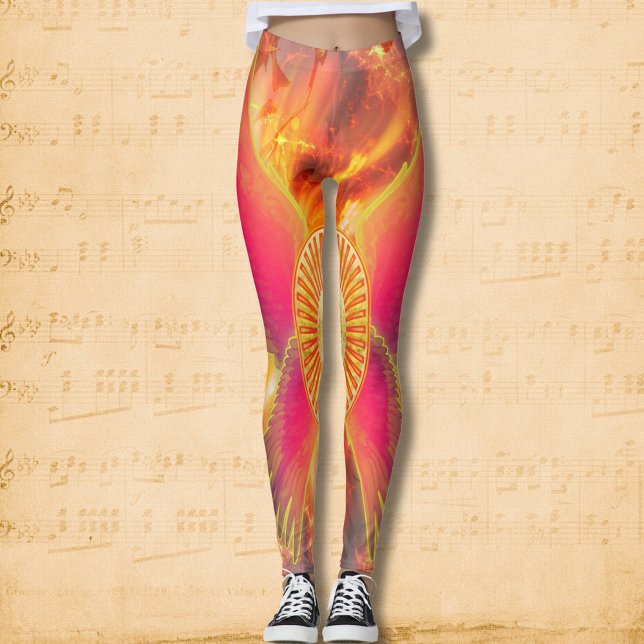 Embers of Vitality: Unleashing the Fire of Life Leggings (Creator Uploaded)