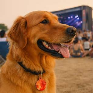 Embers Unfolding Pet Tag