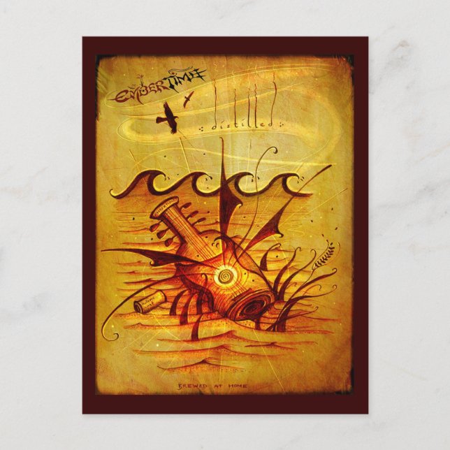 EmberTime - 'Distilled' Postcard (Front)