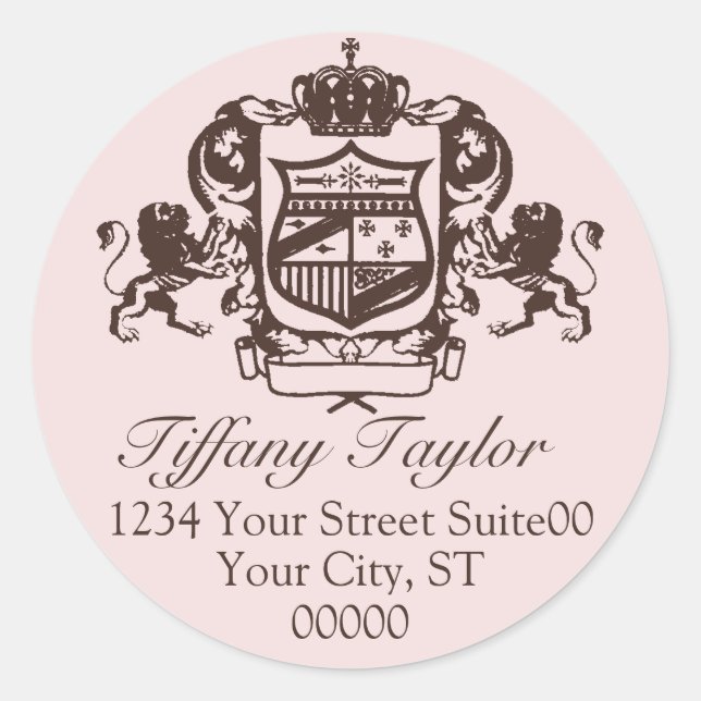Emblem Address Sticker (Front)