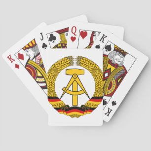 Emblem der DDR - National Emblem of the GDR Playing Cards
