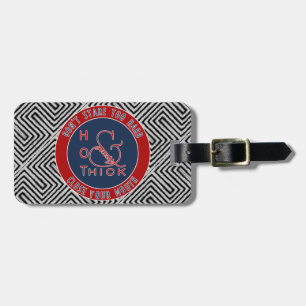 Emblem Hot Thick and Pretty Don't Stare Too Hard Luggage Tag