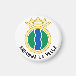 Emblem of Andorra la Vella Magnet