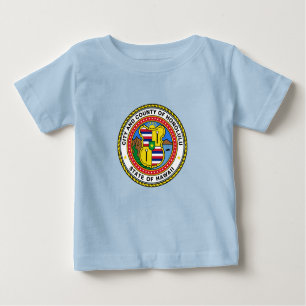 Emblem of city of Honolulu, Hawaii Baby T-Shirt
