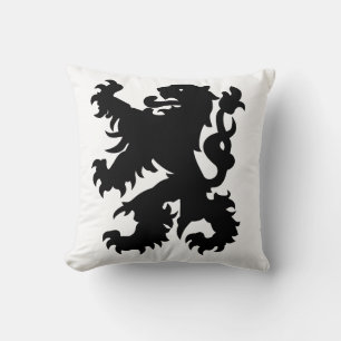 Emblem of Flemish Lion Cushion