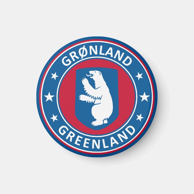 Emblem of Greenland  Magnet (Front)