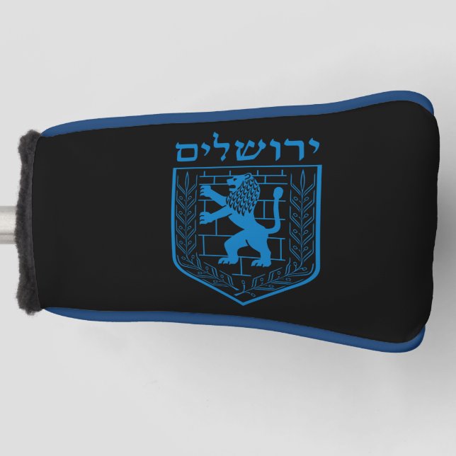 Emblem of Jerusalem Golf Head Cover (Front)