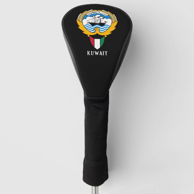 Emblem of Kuwait Golf Head Cover (Front)