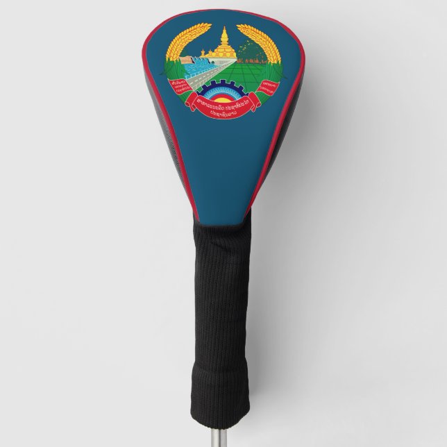 Emblem of Laos Golf Head Cover (Front)