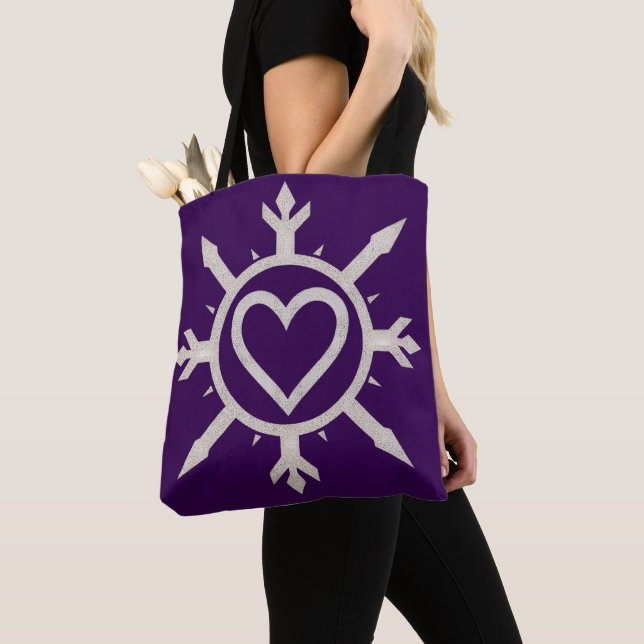"Emblem of Love" Tote Bag (Close Up)