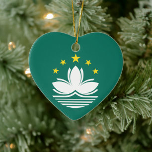 Emblem of Macau Ceramic Ornament