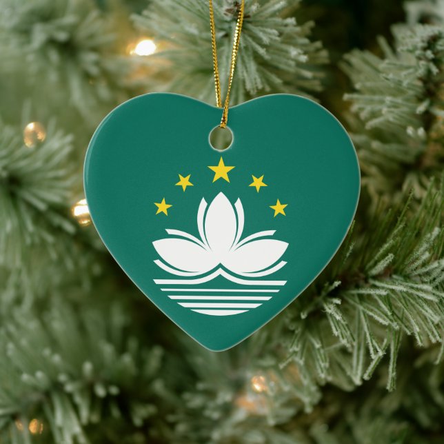 Emblem of Macau Ceramic Ornament (Tree)