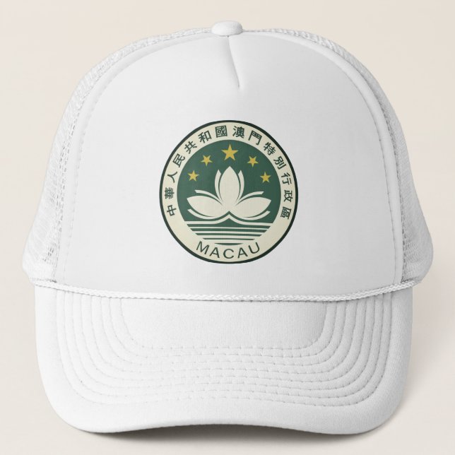 Emblem of Macau Trucker Hat (Front)
