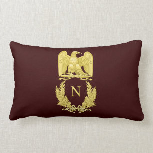 Emblem of Napoleon Bonaparte Lumbar Cushion