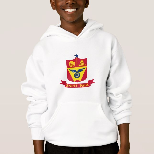 Emblem of St Paul, Minnesota Hoodie (Front)