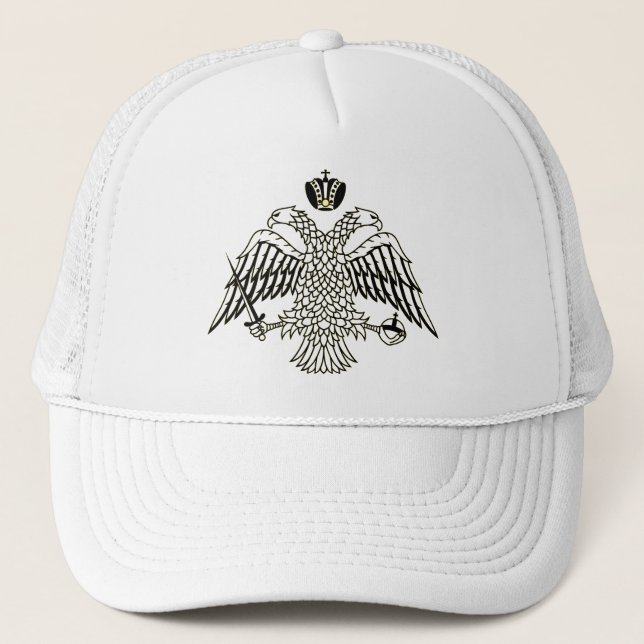 Emblem of the Greek Orthodox Church Trucker Hat (Front)