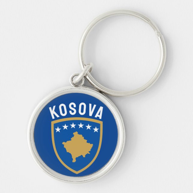 Emblem of the Republic of Kosovo Key Ring (Front)