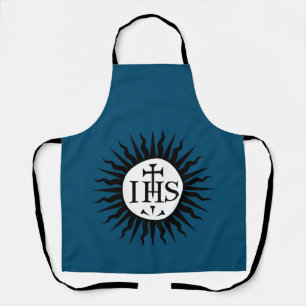 Emblem of the Society of Jesus  Apron