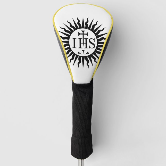 Emblem of the Society of Jesus  Golf Head Cover (Front)