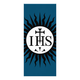 Emblem of the Society of Jesus  Rack Card