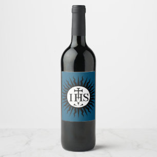 Emblem of the Society of Jesus Wine Label