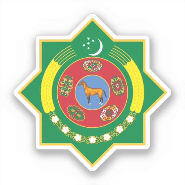Emblem of Turkmenistan (Front)