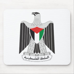emblem palestine authority mouse pad
