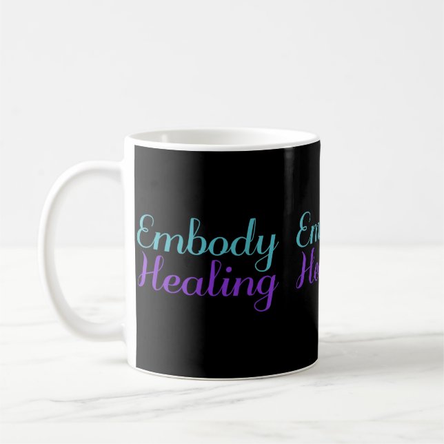 Embody Healing Prevention Artwork Coffee Mug (Left)