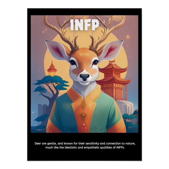 Embody Your Inner Deer: INFP Poster (Front)